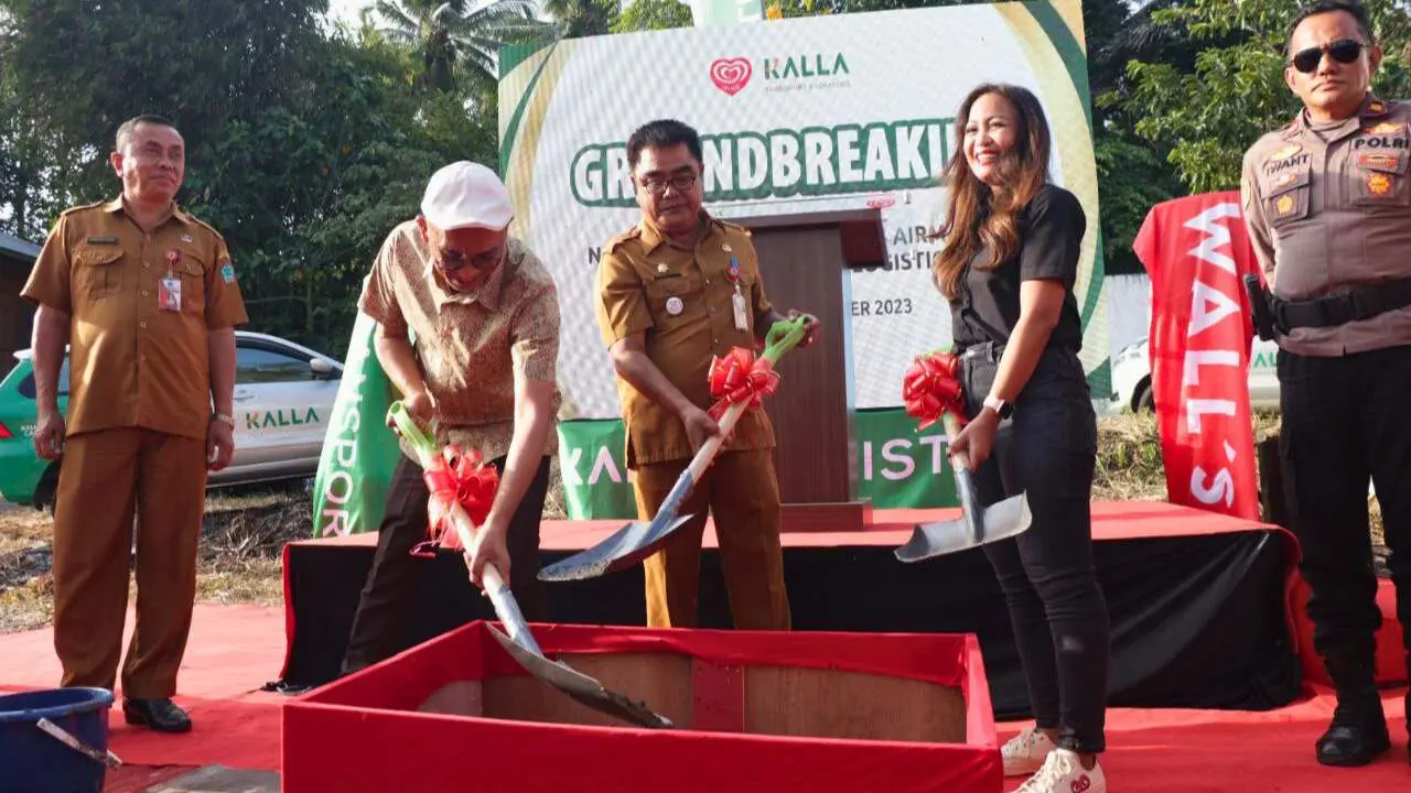 Perkuat Pasar di Sulut, Kalla Translog & Unilever Groundbreaking New Concess Wall's Airmadidi