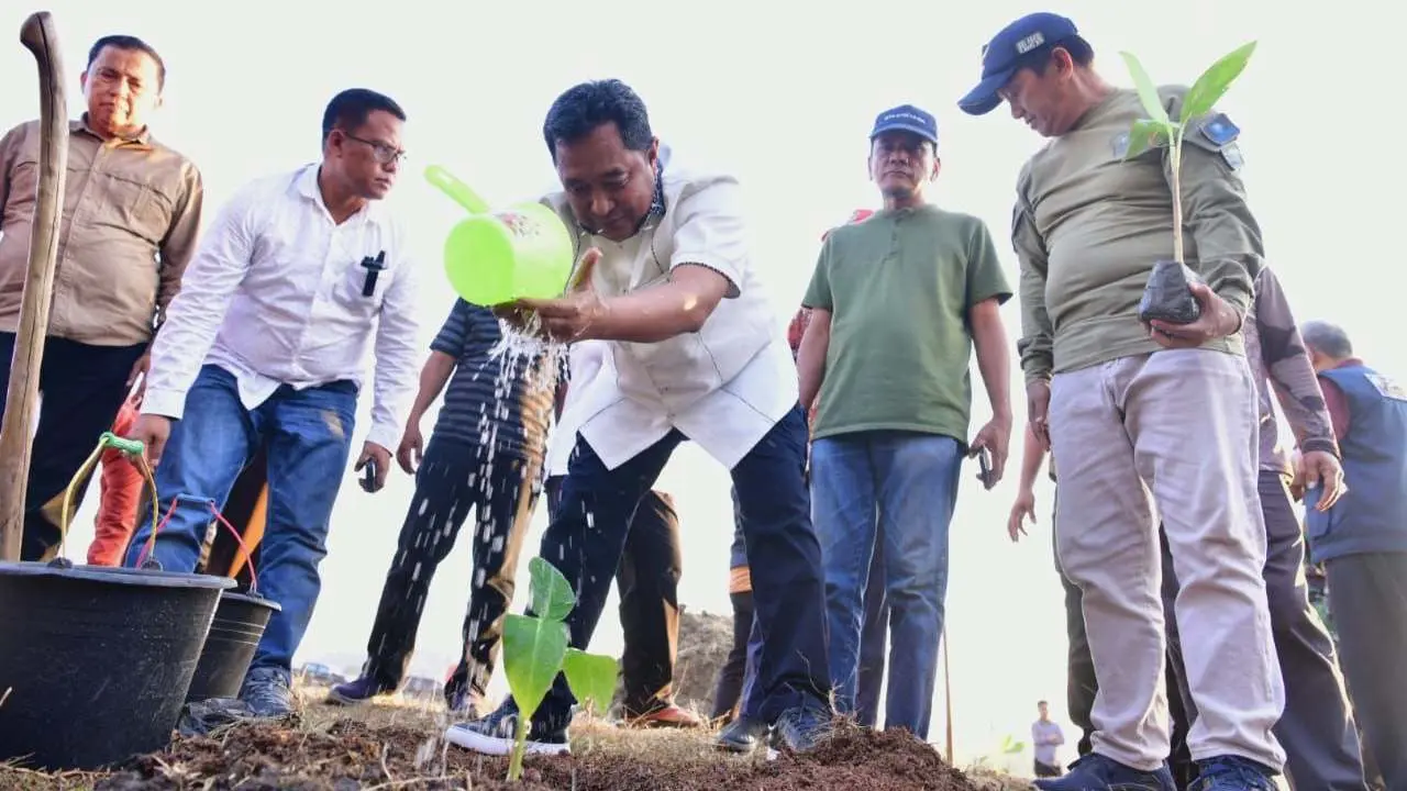 Budidaya Pisang, Pj Gubernur Bahtiar Tanam Perdana di Mare