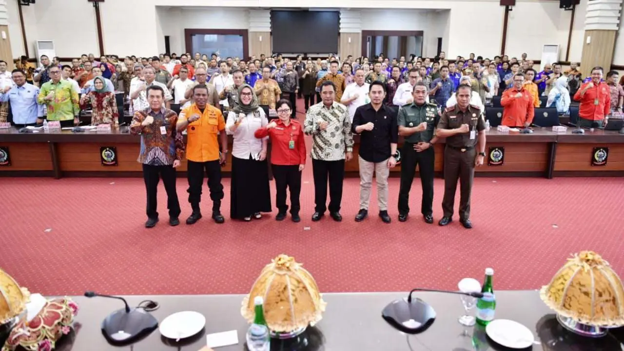 El Nino Tingkatkan Risiko Kebakaran, Pj Gubernur Bahtiar Pimpin Rakor Penanganan Karhutla