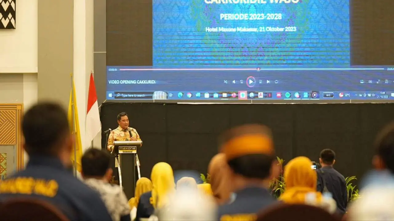 Pj Gubernur Sulsel Buka Raker Yayasan Canno Petta Lampe Uttu Cakkuridie Wajo