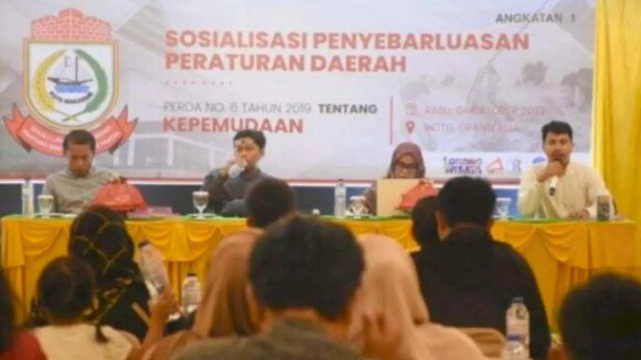 Sekretariat DPRD Makassar Sosialisasi Penyebarluasan Perda tentang Kepemudaan