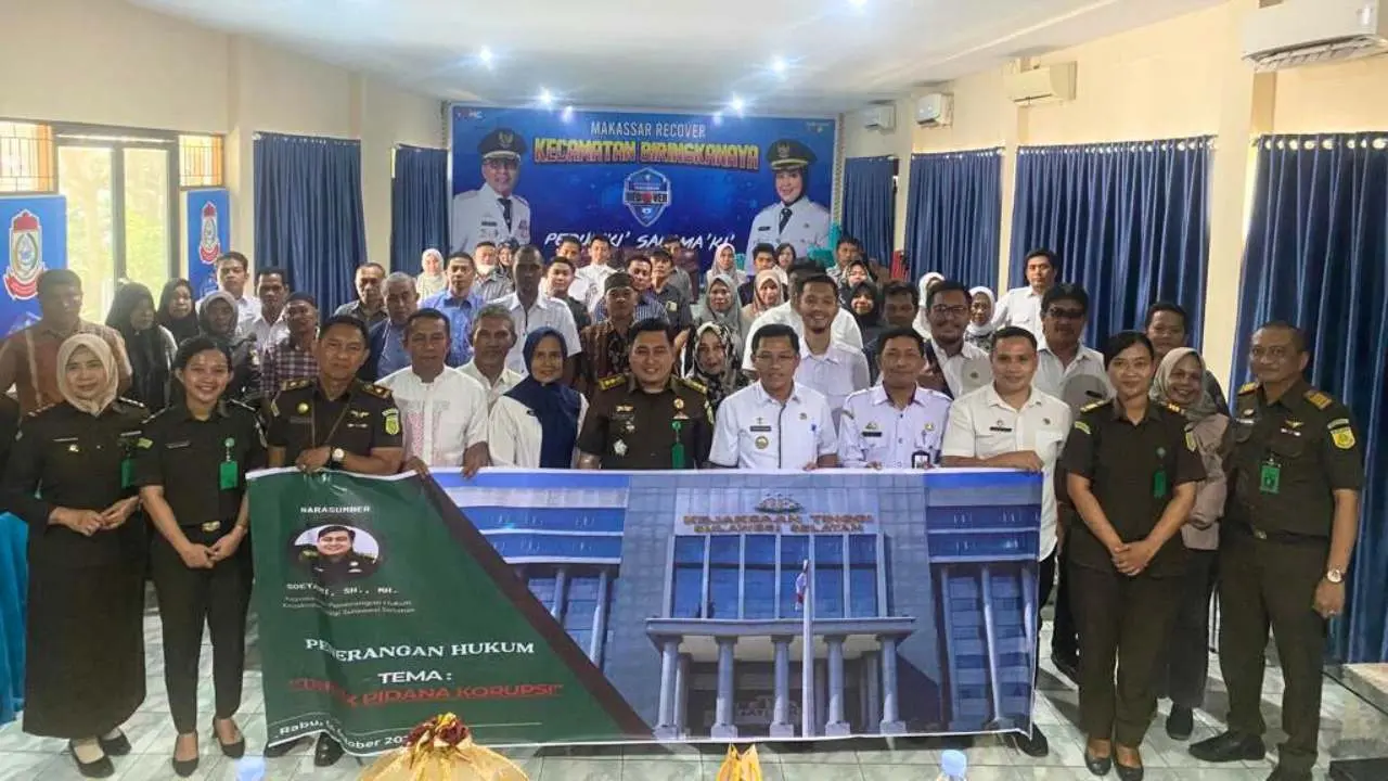 Kejati Sulsel Gelar Penerangan Hukum di Kecamatan Biringkanaya