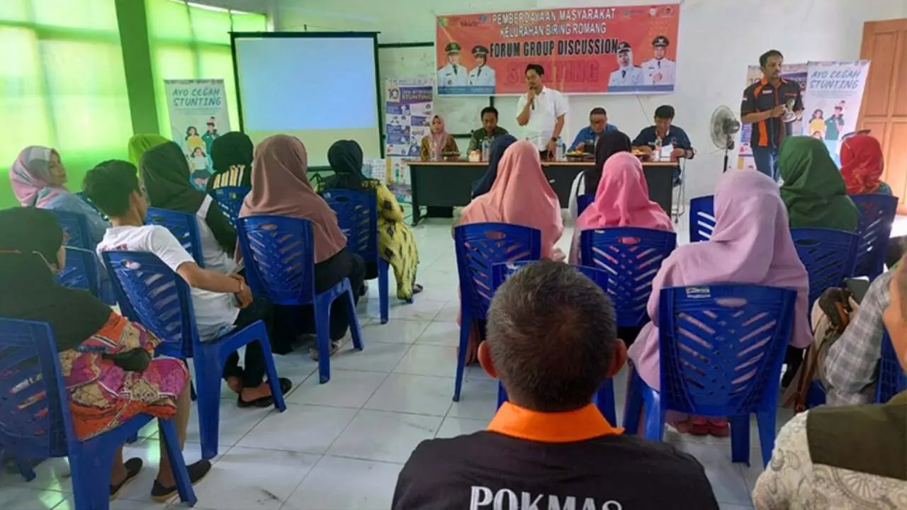 Buka FGD Stunting di Biring Romang, Camat Manggala Ajak Semua Unsur Berkolaborasi