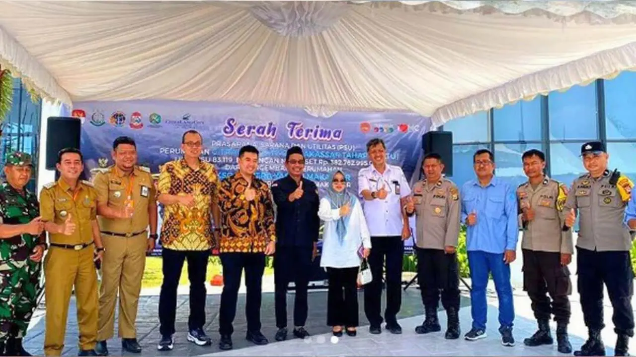 Tim Distan Makassar Saksikan Penyerahan PSU Perumahan Citraland City