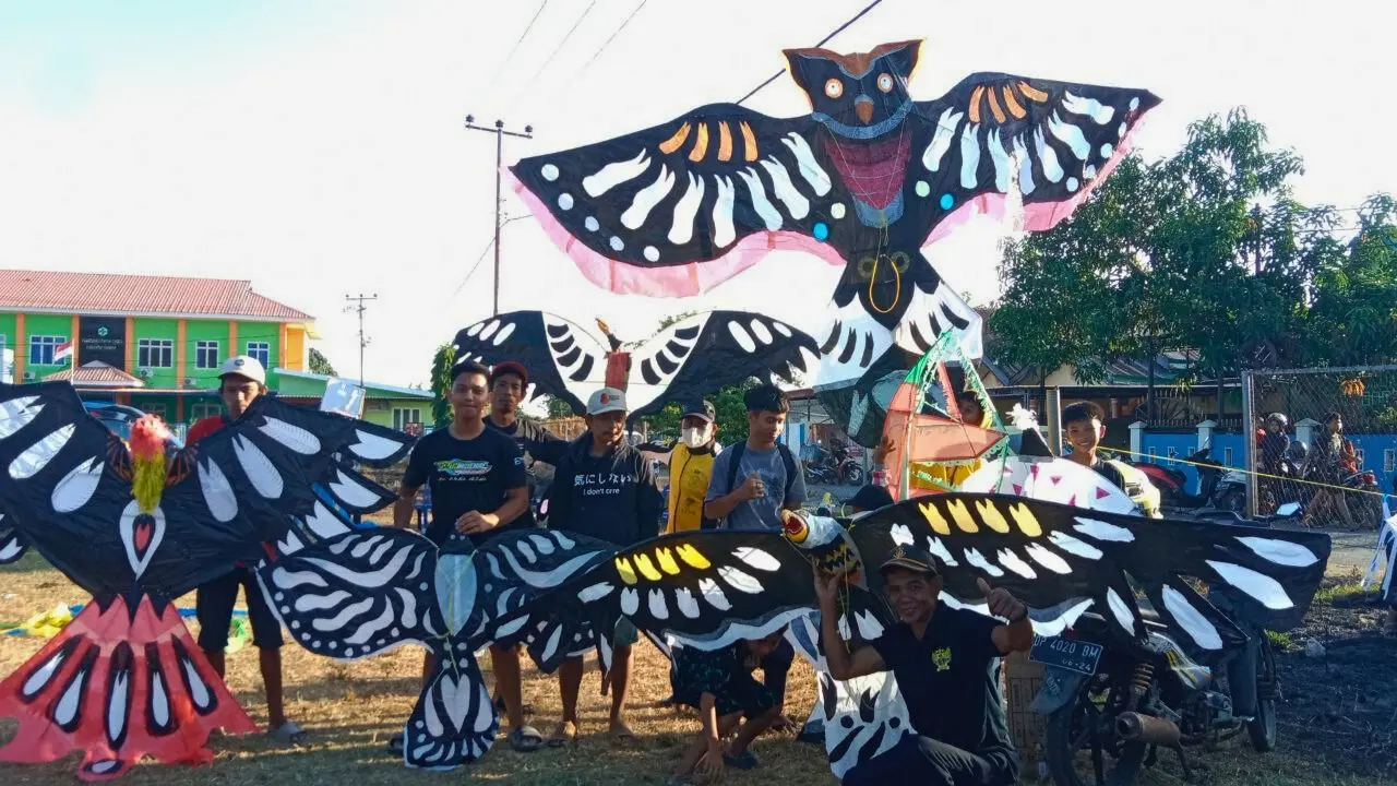 Pertama Kali, Festival Layang-layang Digelar di Kabupaten Pangkep
