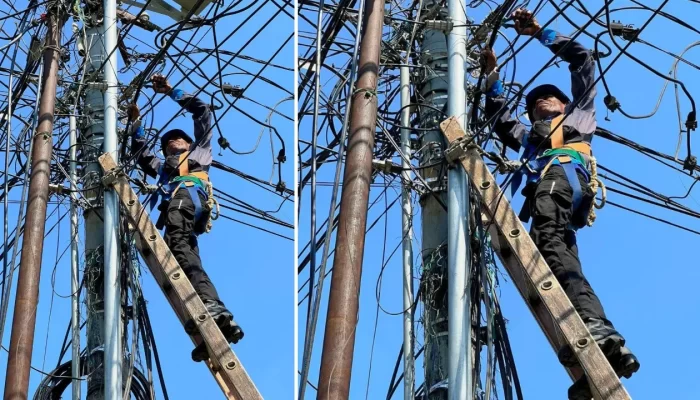 Percantik Estetika Kota Makassar, Icon Plus dan PLN Sinergi Tata Kabel Jaringan