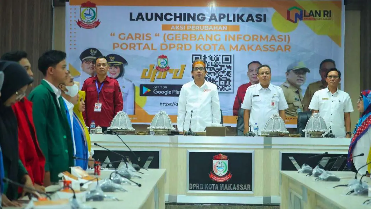 Sekretariat DPRD Makassar Luncurkan Aplikasi “Gerbang Informasi”