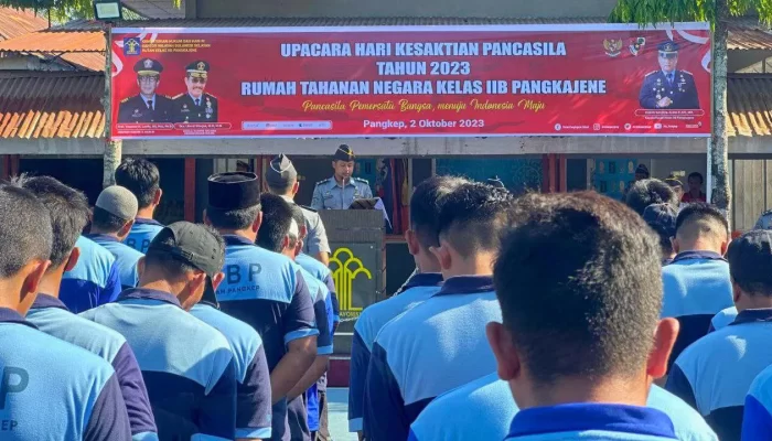 Mengenang Pahlawan Revolusi, Rutan Kelas IIB Pangkajene Gelar Upacara Hari Kesakitan Pancasila