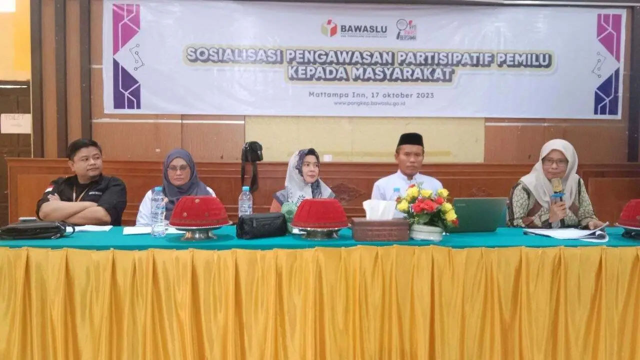 Bawaslu Pangkep Ajak Masyarakat Jadi Pengawas Partisipatif Dalam Pemilu 2024