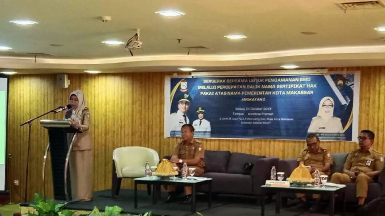 Dinas Pertanahan Kota Makassar Menggelar FGD Pengamanan BMD