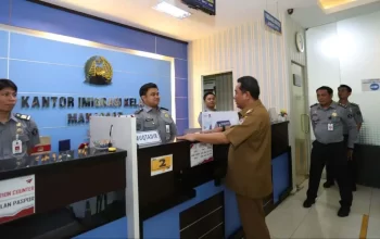 Ciptakan Banyak Inovasi, Pj Gubernur Bahtiar Apresiasi Pelayanan Kantor Imigrasi Kelas I TPI Makassar