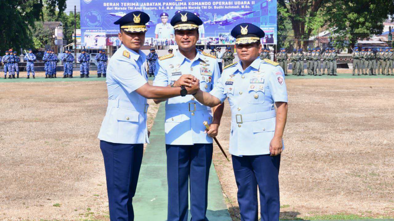 Sertijab Pangkoopsud II Bertepatan Haul Marsda Budhi Achmadi, Pj Gubernur Bahtiar Ucapkan Selamat Bertugas 2 Sertijab Pangkoopsud II Bertepatan Haul Marsda Budhi Achmadi, Pj Gubernur Bahtiar Ucapkan Selamat Bertugas