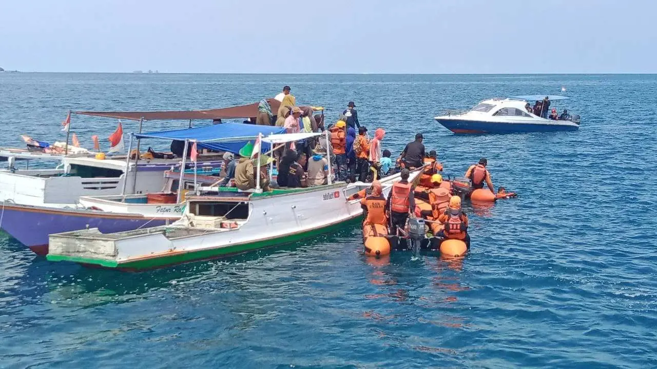 Perahu Nelayan Pangkep Diduga Ditabrak Kapal Kargo Ditemukan Tenggelam di Kedalaman 15 Meter