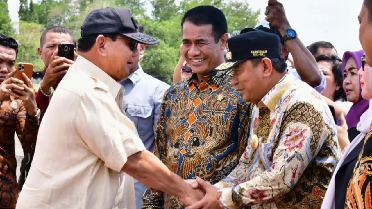 Deretan Tokoh Sulsel Sambut Kedatangan Prabowo Subianto di Makassar, Andi Amran, Bahtiar, Andi Iwan Aras, Latinro, DM