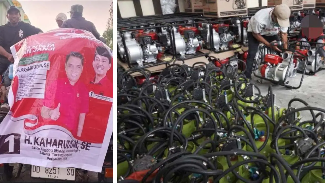 Pembagian Bantuan Mesin Pompa Air BBG dI Jeneponto Diduga Dikuasai Pengurus Partai Tertentu, Kok Bisa?