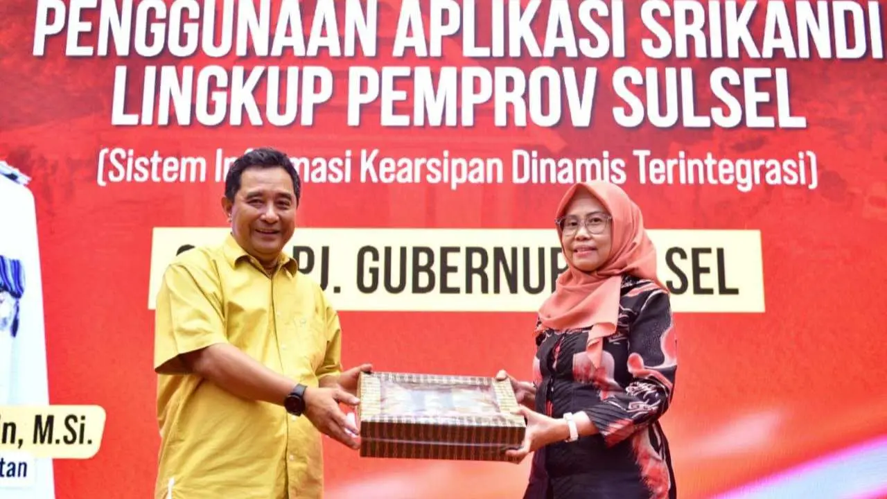 SRIKANDI Resmi Diluncurkan, Pemprov Sulsel Dukung Digitalisasi Kelola Tata Arsip Pemerintahan