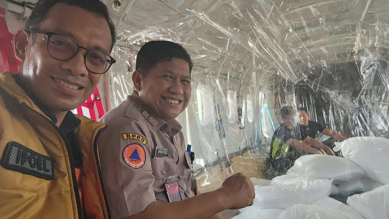 Atasi Kekeringan Ekstrem, Pemprov Sulsel Semai 10 Ton NaCl untuk Datangkan Hujan