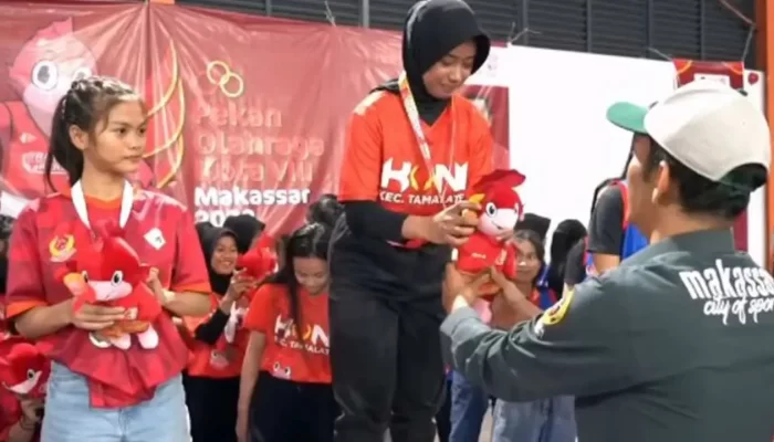 Tim Basket Putri Tamalate Raih Emas Porkot VIII Makassar 2023