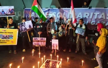 Aksi Solidaritas Jurnalis di Gaza-Koalisi Jurnalis Sulsel
