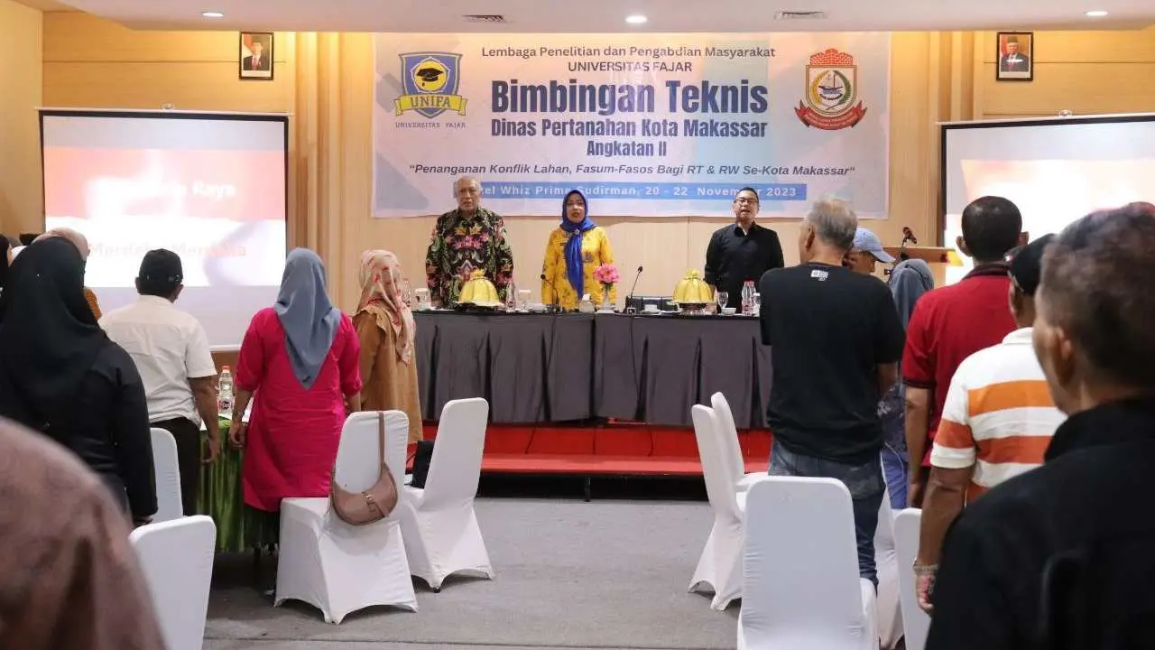 Distan Makassar Kembali Gelar Bimtek Penanganan Konflik Lahan, Fasum-Fasos Bagi RT/RW