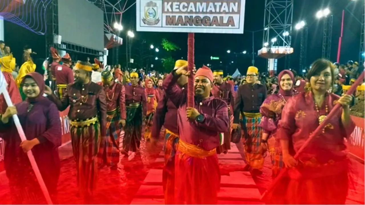 Kecamatan Manggala Turunkan 400 Personel Ikuti Carnaval Budaya HUT Makassar ke-416
