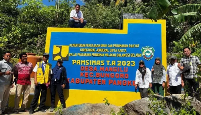 6 Desa di Pangkep Nikmati Air Minum Program Pamsimas Masing-masing Senilai Rp400 Juta