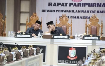 Sekda Makassar Hadiri Rapat Paripurna Tanggapan 9 Fraksi Terkait 3 Ranperda