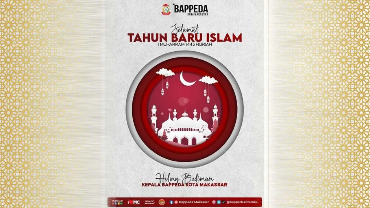 Bappeda Makassar Ucapkan Selamat Tahun Baru Hijriah