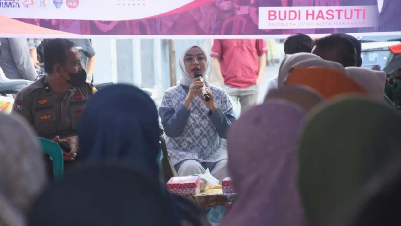 Reses didapilnya, Anggota DPRD Makassar, Budi Hastuti Terima Banyak Keluhan masalah infrastruktur
