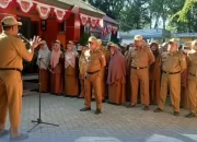 Pimpin Apel Pagi, Camat Manggala Minta Jajaran Stafnya Aktif Sosialisaikan Program Pemkot