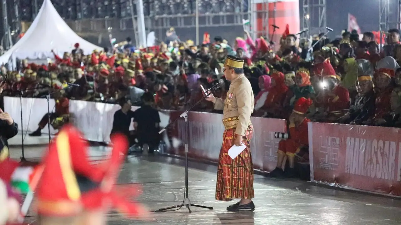 Inilah Pidato Lengkap Kreasi Danny Pomanto dengan Sajak Berirama Penuh Makna di HUT Makassar