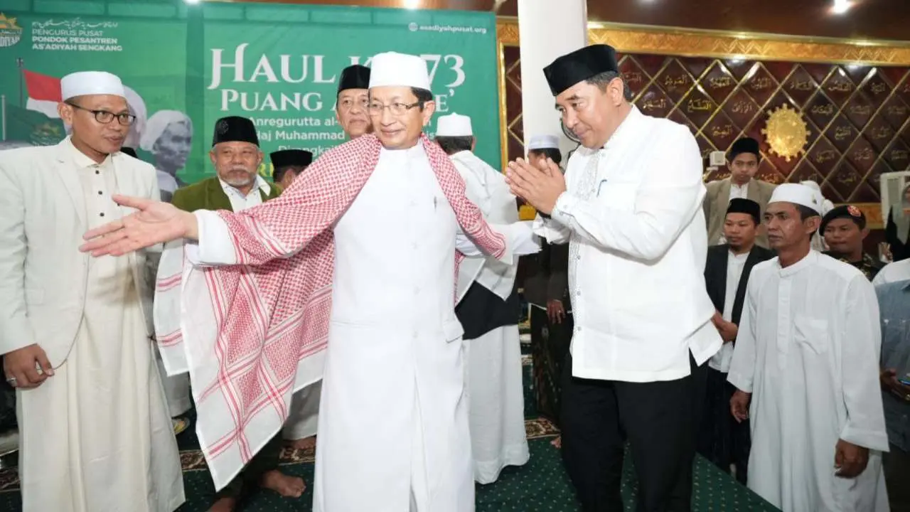 Hadiri Haul Ke-73 Puang Aji Sade, Nasaruddin Umar Akui Bahtiar Baharuddin Komitmen dan Terpercaya