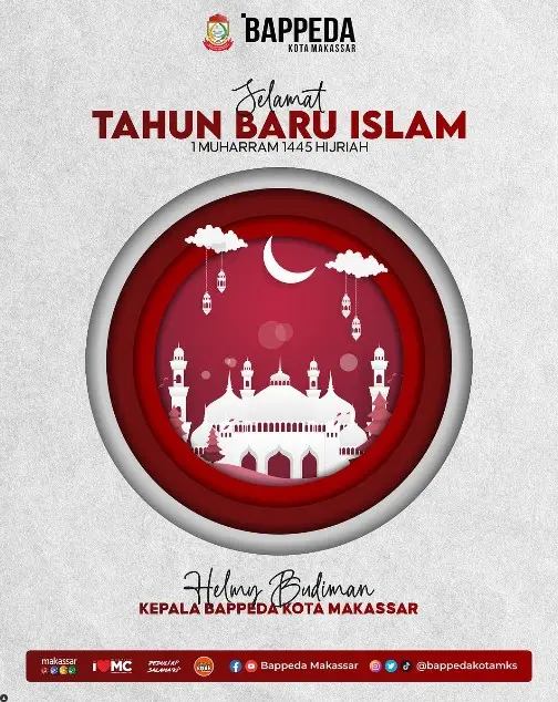 Bappeda Makassar Ucapkan Selamat Tahun Baru Hijriah 2 Bappeda Makassar Muharram