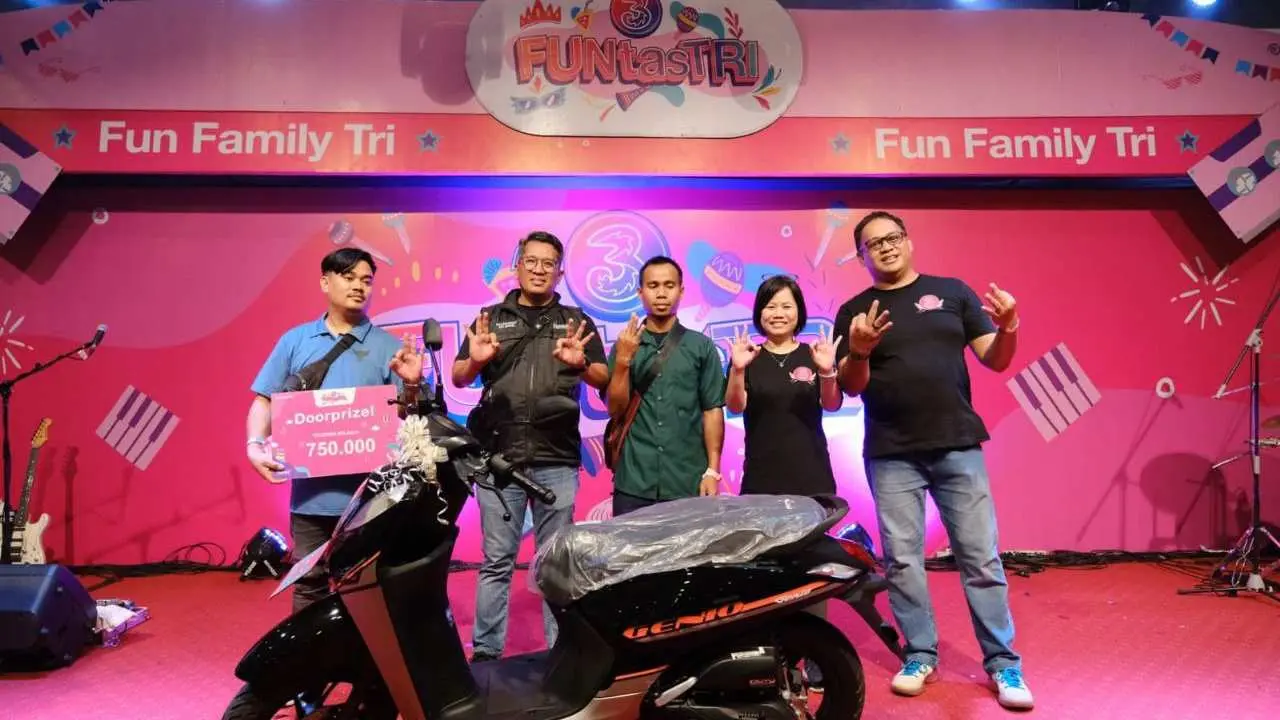 Apresiasi Mitra Retailer di Wilayah Kalimantan-Sulawesi, Tri Gelar FUNtasTRI