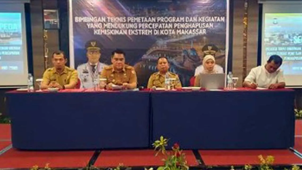 Bappeda Makassar Gelar Bimtek Pemetaan Program & Giat Percepatan Penghapusan Kemiskinan Ekstrem