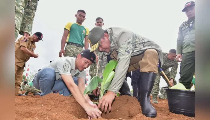Pangdivif 3 Kostrad Siapkan Lahan 100 Hektar untuk Budidaya Pisang Cavendish