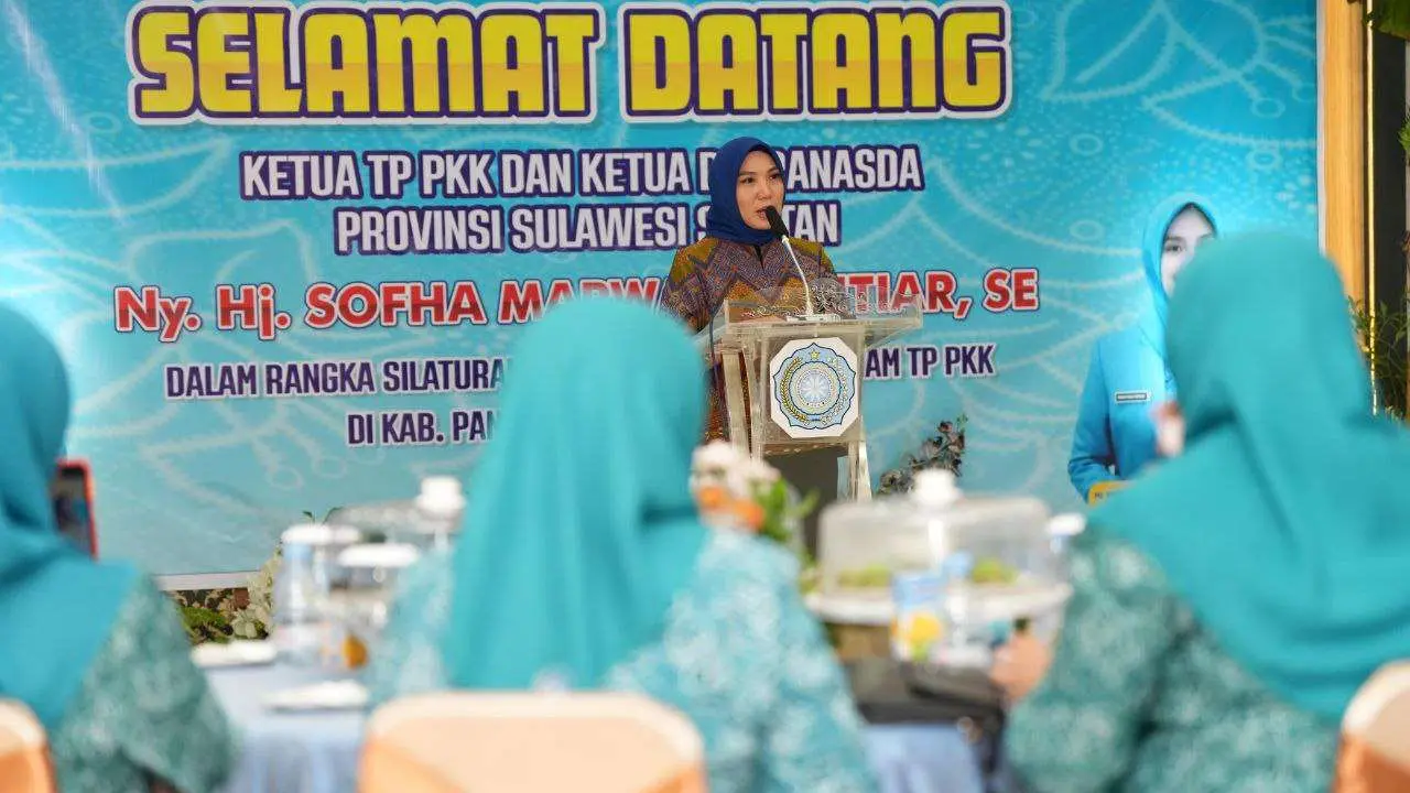 Silaturahmi ke Pengurus PKK Pangkep, Sofha Marwah Bahtiar Tekankan Percepatan Penurunan Stunting