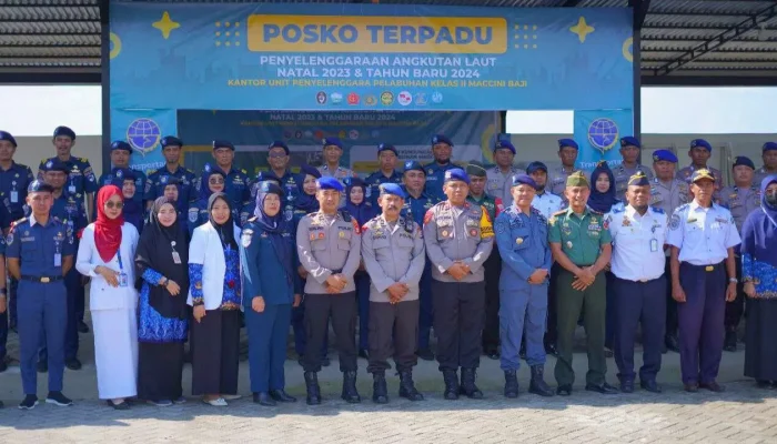 Libur Nataru, Syahbandar Pangkep Dirikan Posko Terpadu