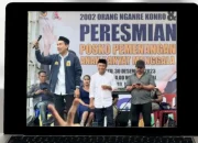 Rudianto Lallo Resmikan Posko Pemenangan Anak Rakyat di Kecamatan Manggala