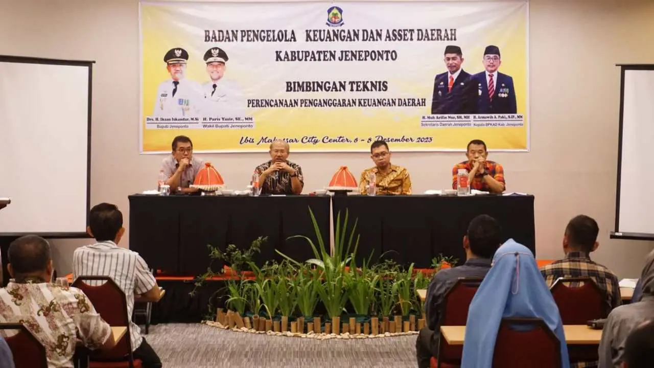 Tutup Bimtek Perencanaan Penganggaran Keuangan, Ini Harapan Bupati Jeneponto