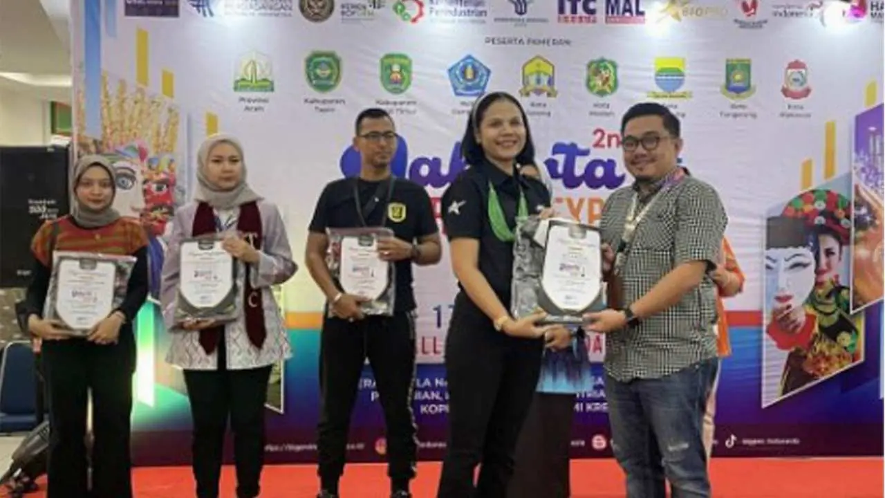 Halo Makassar Meraih Juara 2 Booth Terbaik di Jakarta Kreatif Expo 2023
