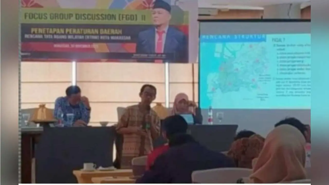 RTRW 20 Tahun Silam Dianggap Tidak Sesuai Dengan Kondisi Kota Makassar saat ini, Distaru Gelar FGD