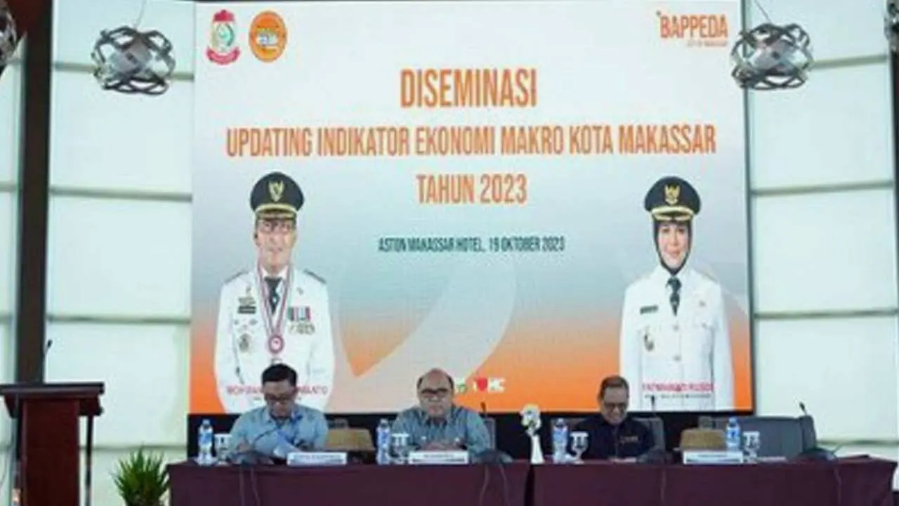 Bappeda Menggelar Diseminasi Updating Indikator Ekonomi Makro Kota Makassar 2023