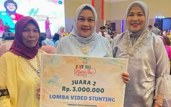 TP PKK Rappocini Sabet Juara II Lomba Video Stunting Tingkat Kota Makassar
