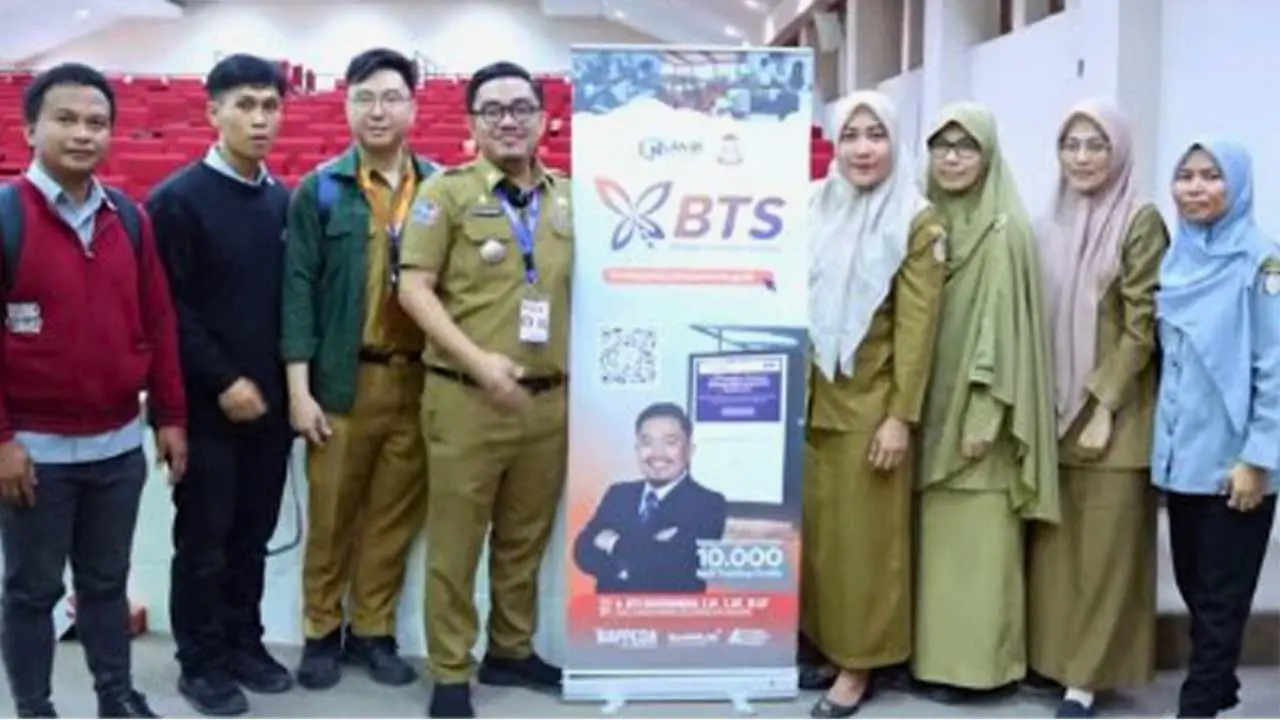 Kabid Ekonomi & SDA Bappeda Makassar Launching Inovasi BTS