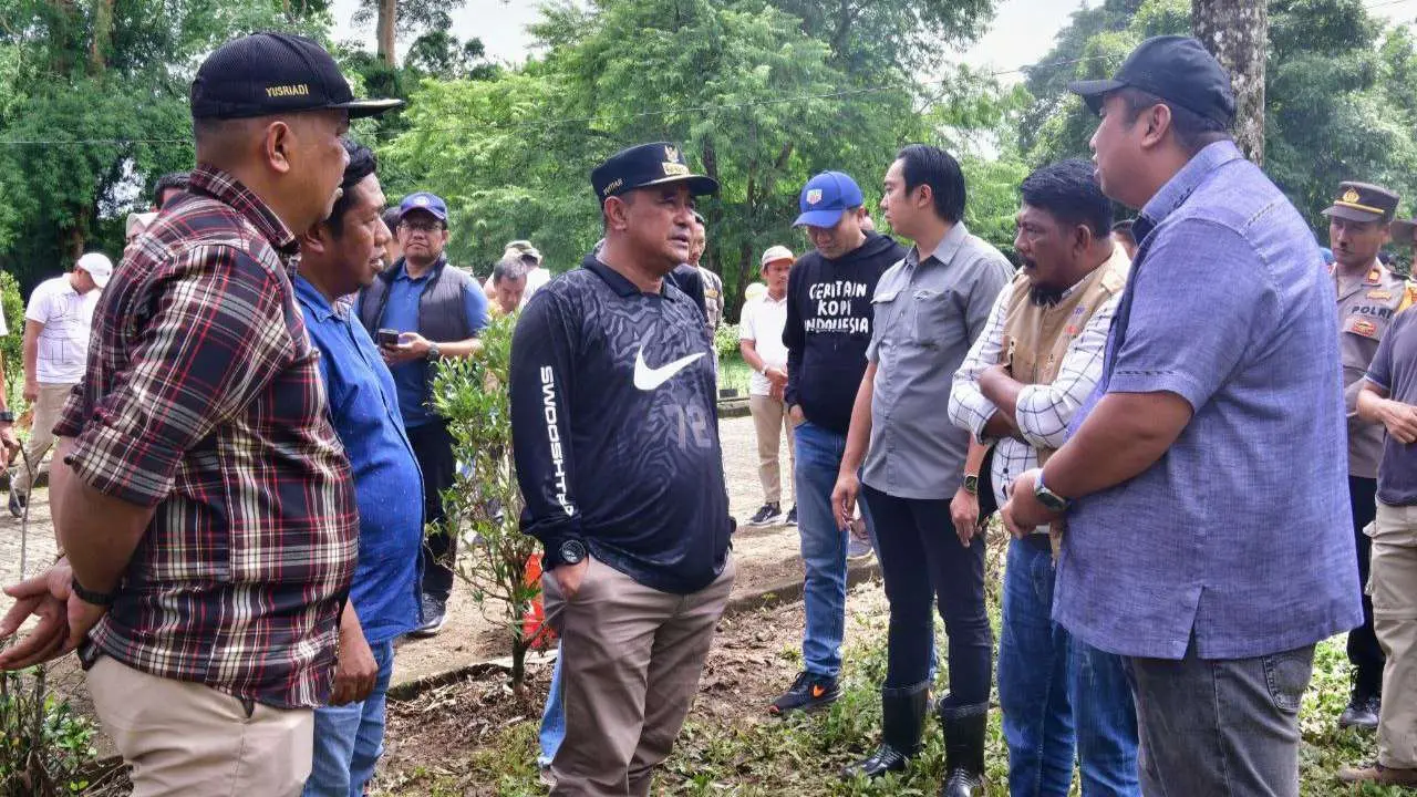 Mahasiswa Unsulbar Berkontribusi Tanam Sukun di Kawasan Pengembangan Peternakan Pucak Maros