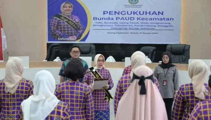 Penguatan Pendidikan Dasar di Makassar, 12 Bunda PAUD Kecamatan Resmi Dikukuhkan