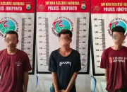 Satresnarkoba Polres Jeneponto Ringkus Tiga Orang Diduga Pengedar Sabu