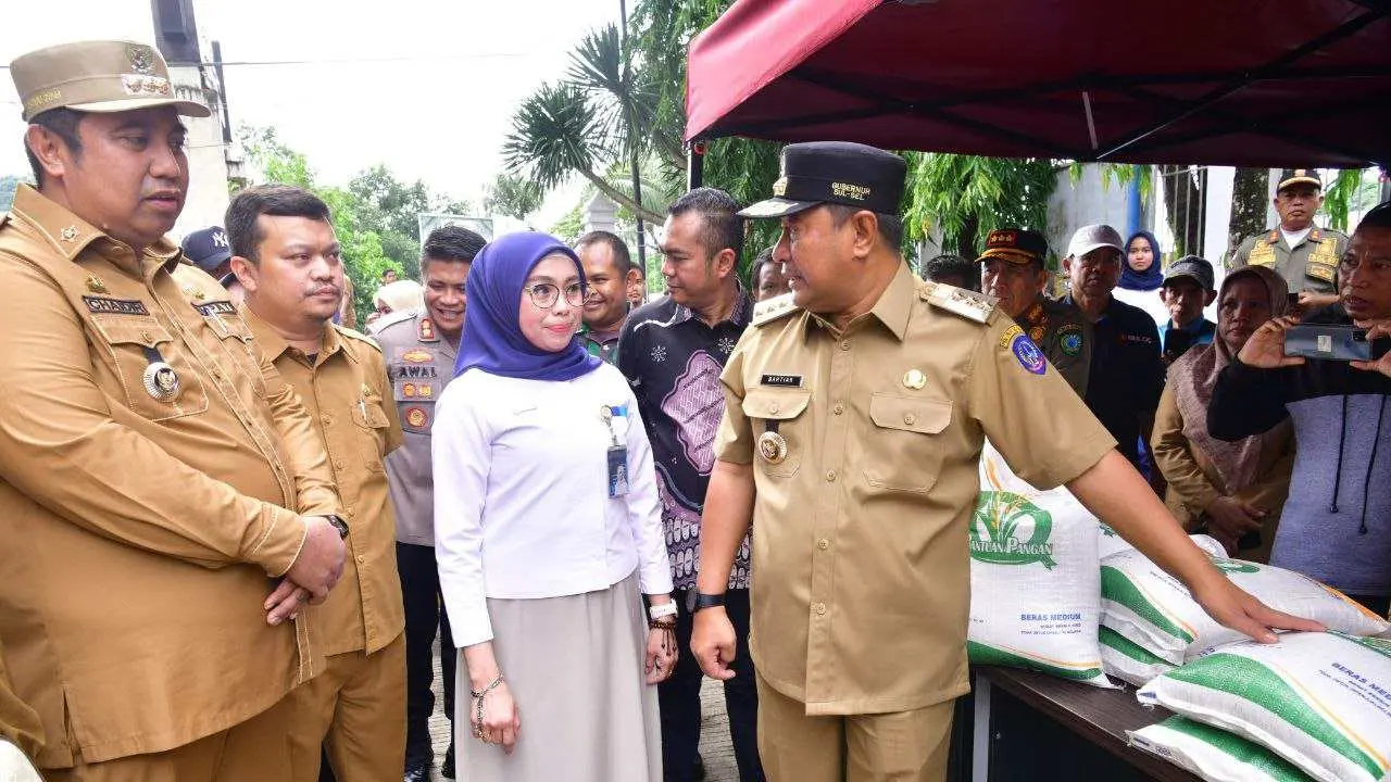 Launching Bantuan Pangan Kabupaten Maros 2024, Setiap Bulan Salurkan 147 Ton Beras
