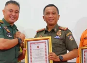 Plt Kasatpol Makassar Raih Penghargaan Sinergitas Kodim 1408/MKS Dengan Forkopimda